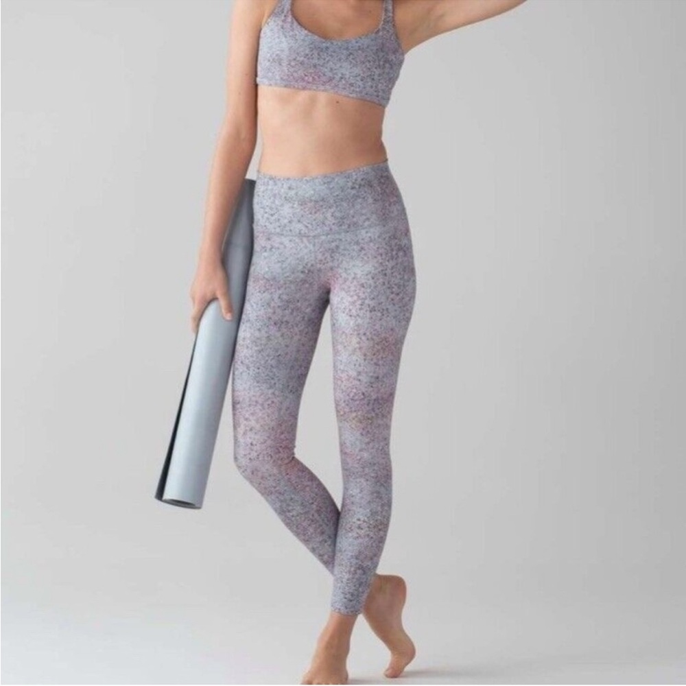 Lululemon X Marthas Vineyard Wunder Under High Rise 7/8 Summer Haze Multi